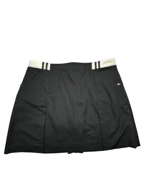 NWT Izod Cool FX Skort Skirt Shorts Black White Pink Golf Active Women’s Size 16